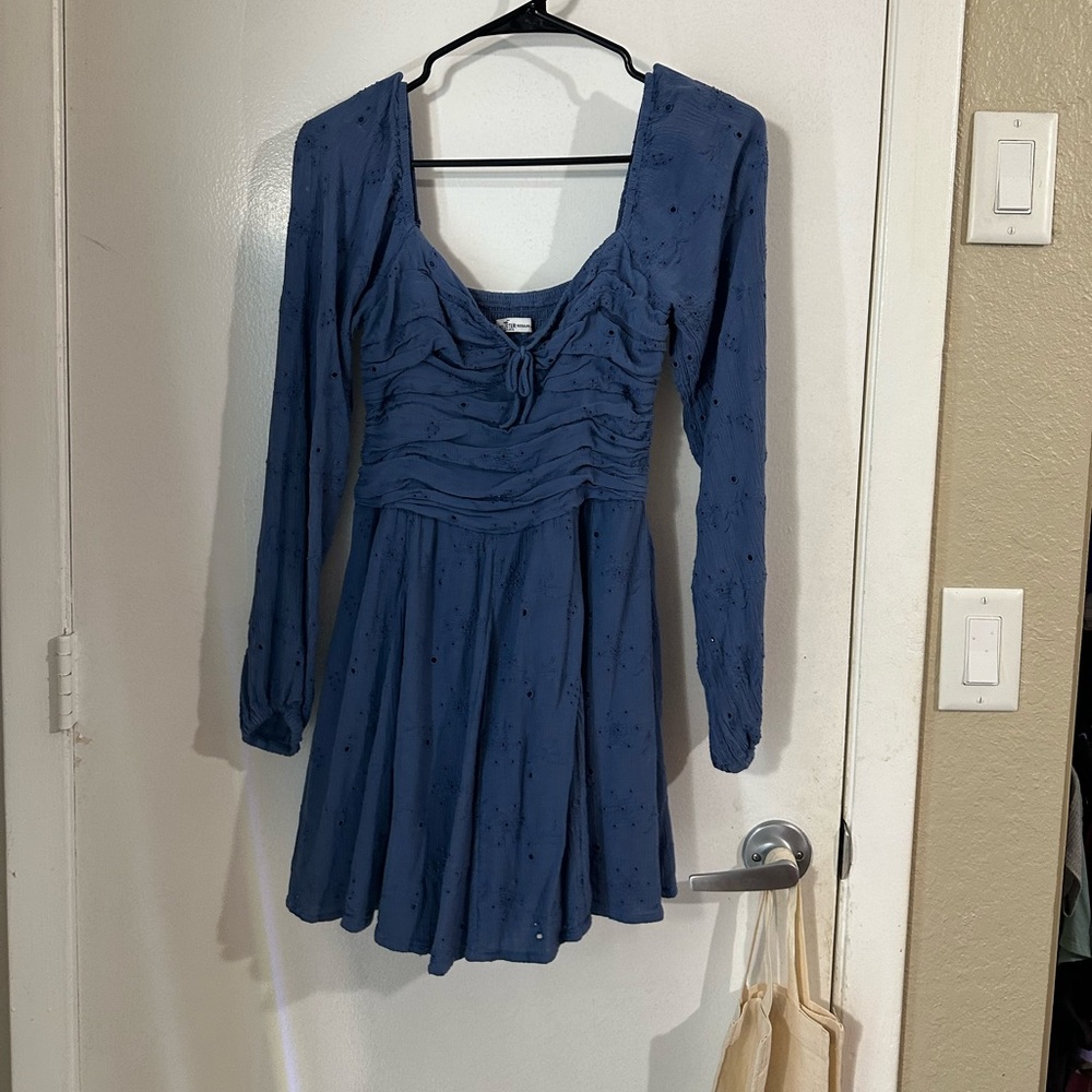 Hollister size Small, ROMPER, pretty blue has pockets, lightly worn